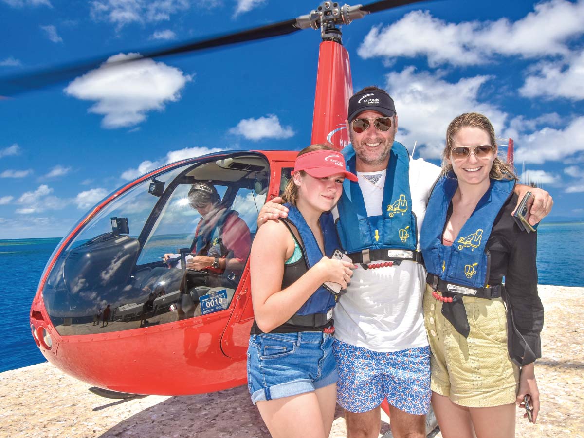 Helicopter Moore Reef Family